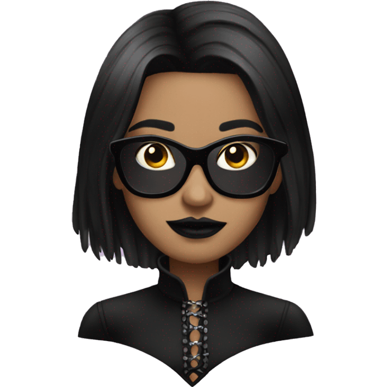 Goth hollywood model emoji