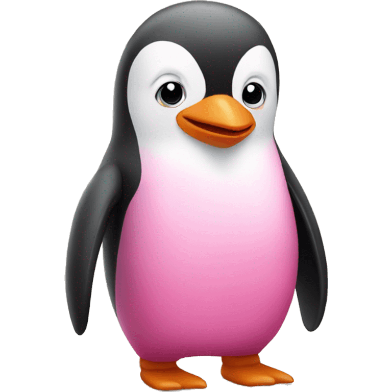 Pink penguin  emoji