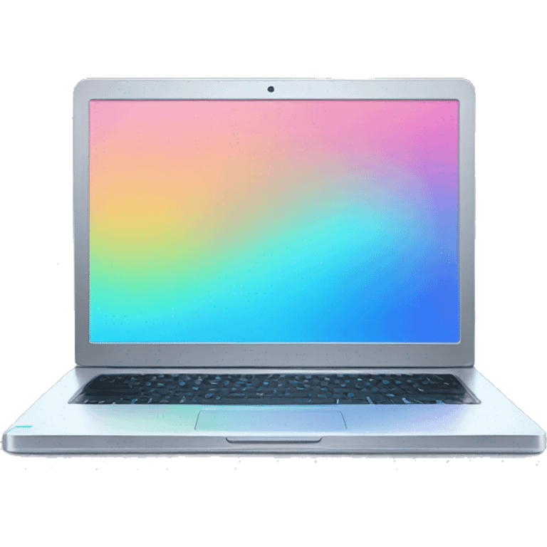 holographic laptop emoji