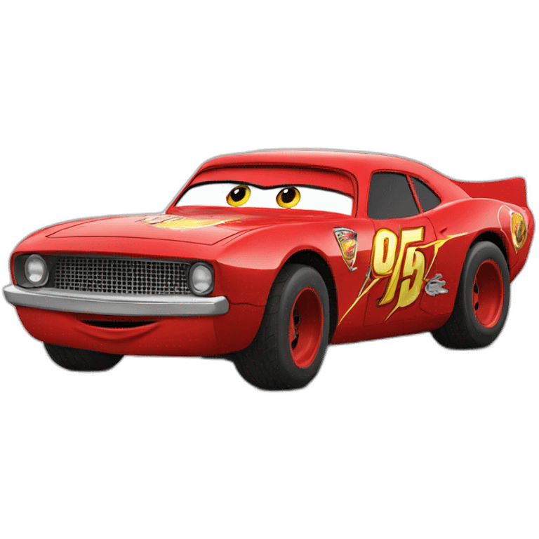 Flash Mcqueen qui mange  emoji