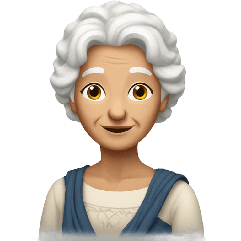 an old greek grandmother emoji