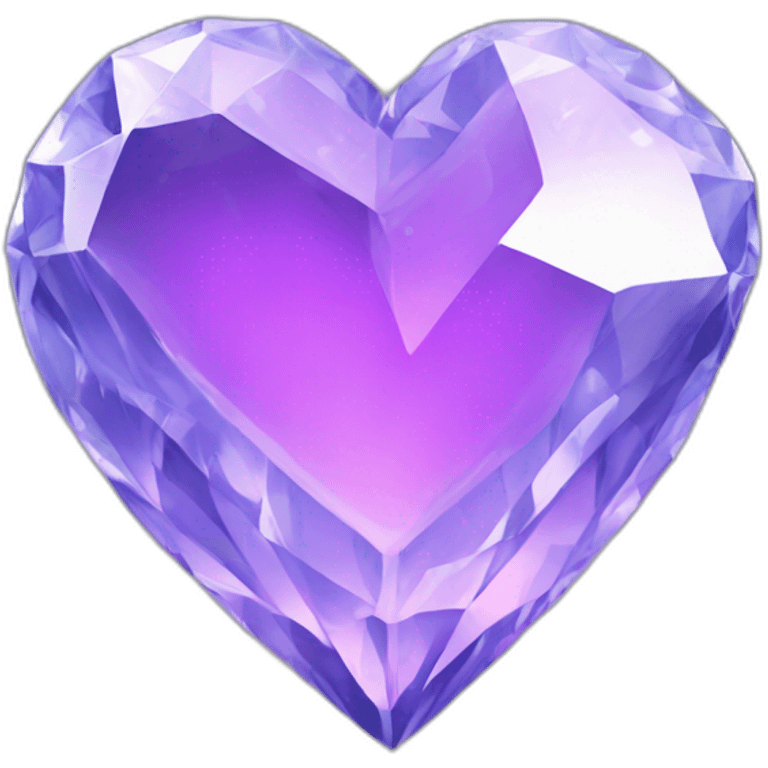 Crystal heart emoji