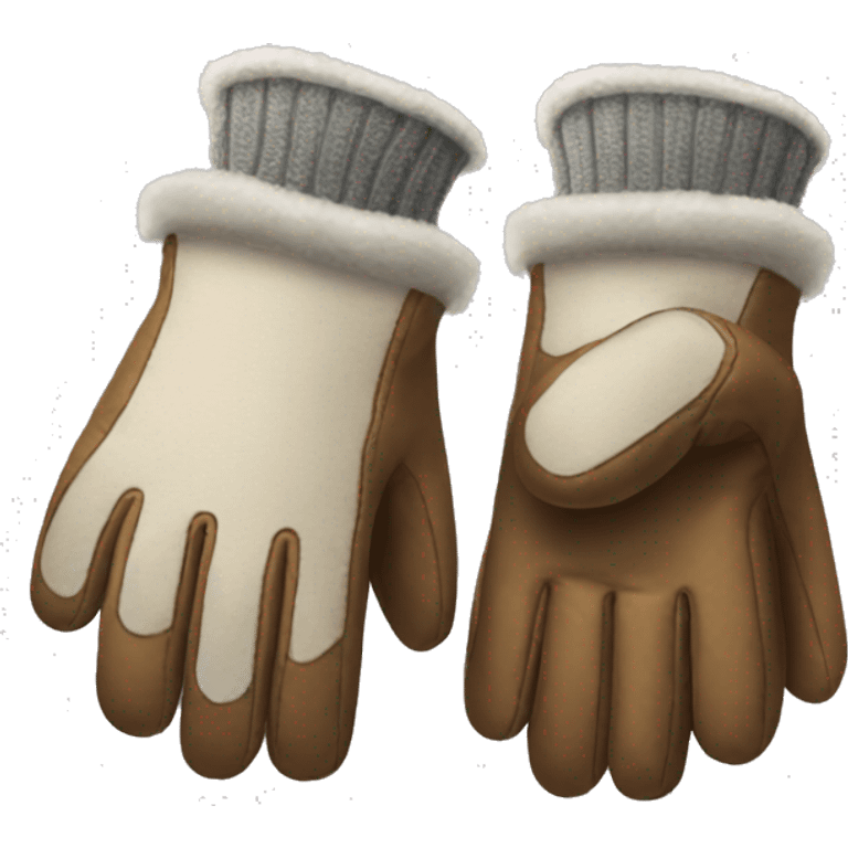 Winter gloves emoji