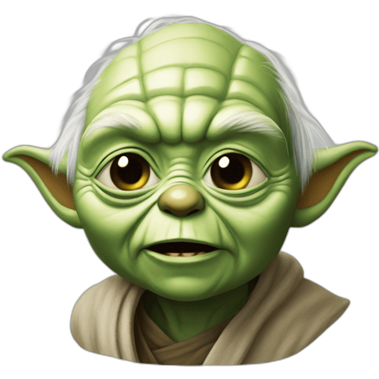 mort de rire yoda emoji