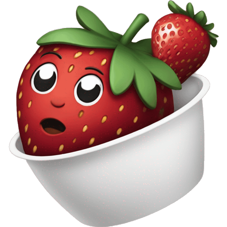 Starbucks strawberry açaí emoji