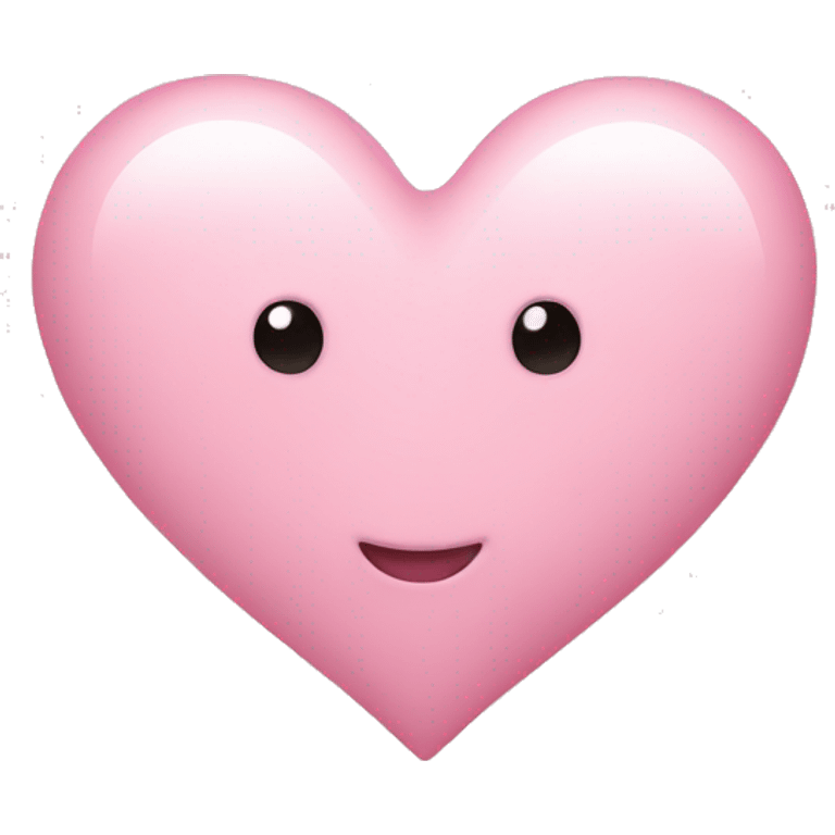 Heart baby pink emoji