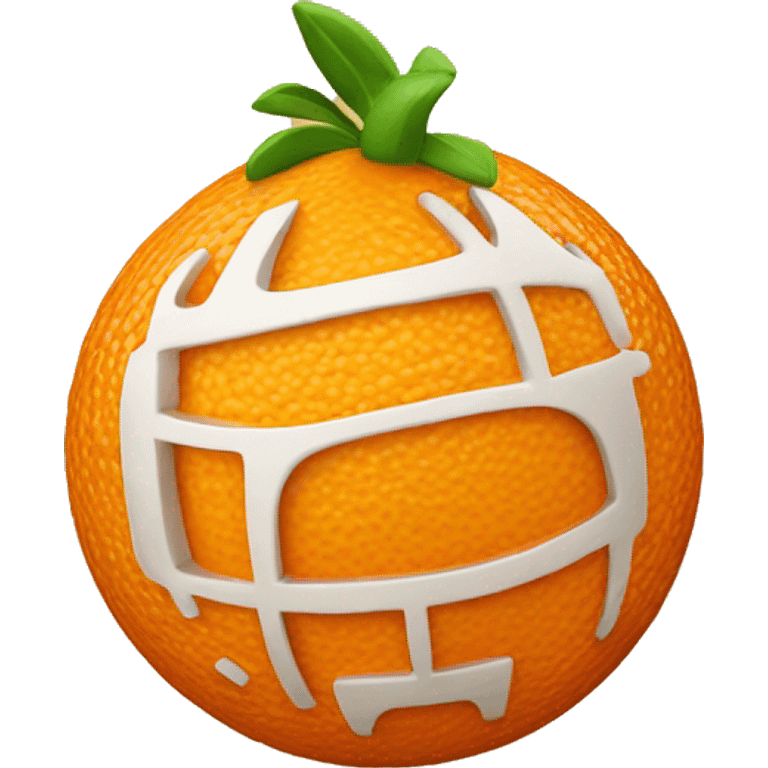 3D Orange  emoji