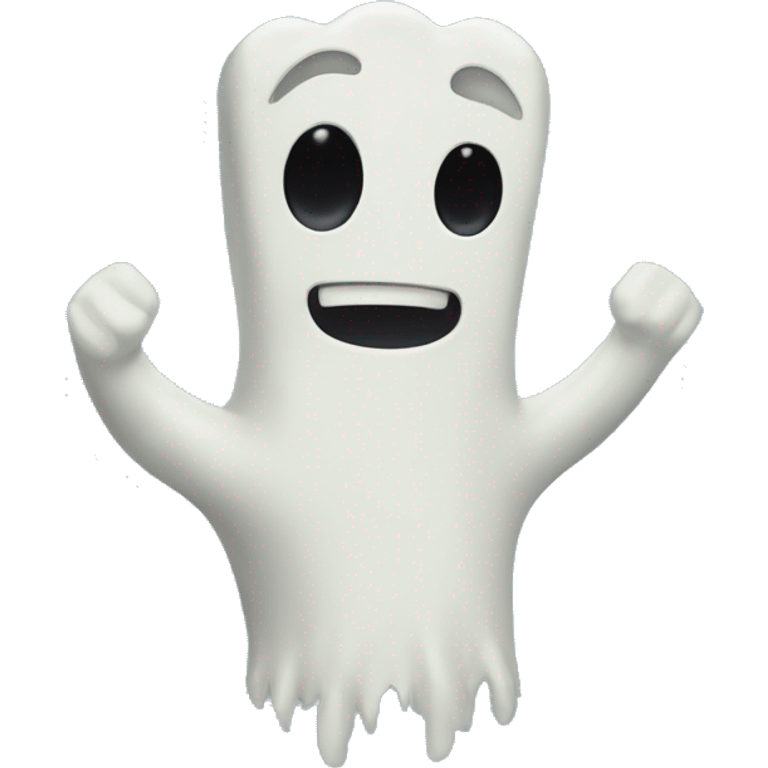 The Hi-Five ghost from the Regular Show cartoon  emoji