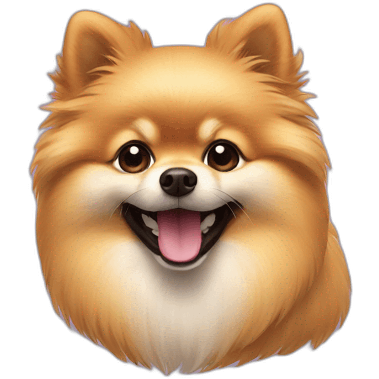 happy pomeranian emoji