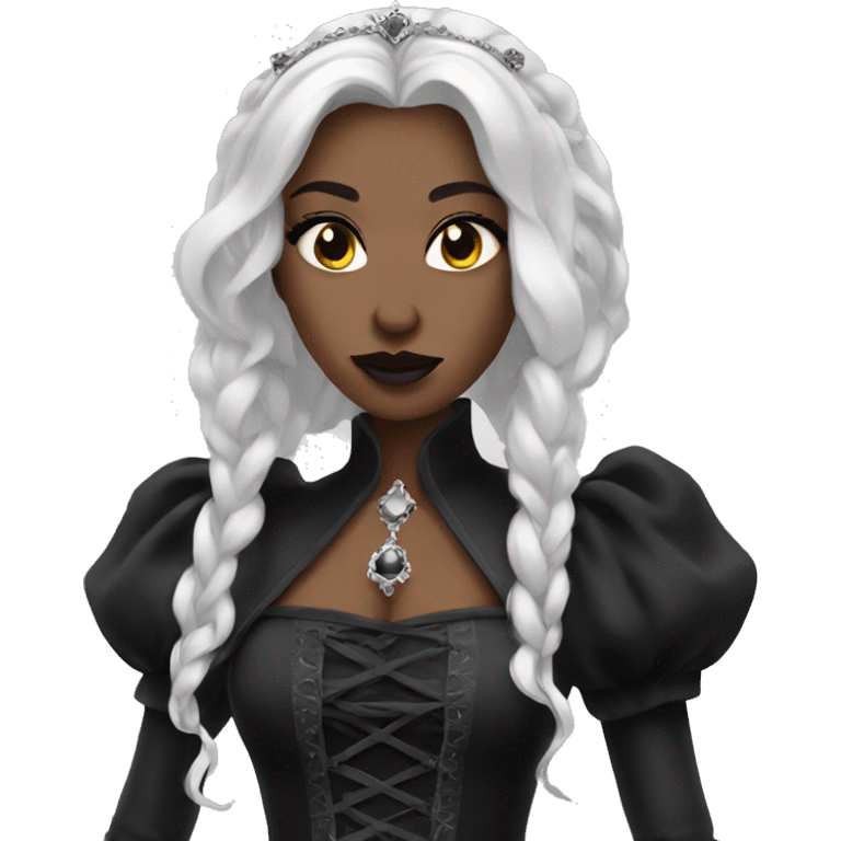 Hot gothic princess emoji