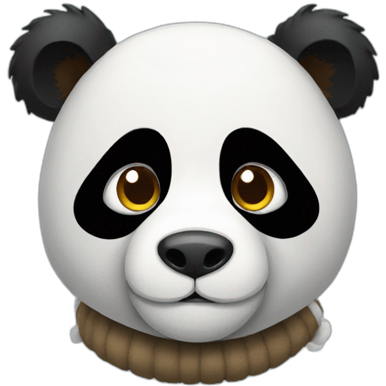 Panda winter emoji