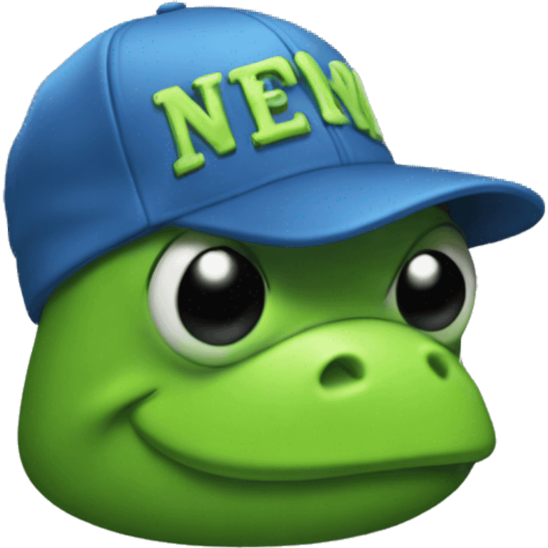 Has un sapo con gorra New York  emoji