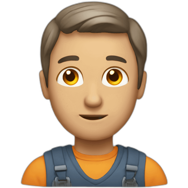 a man working emoji