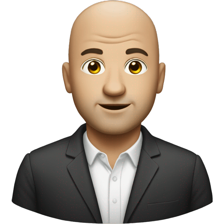 Bald boss man emoji