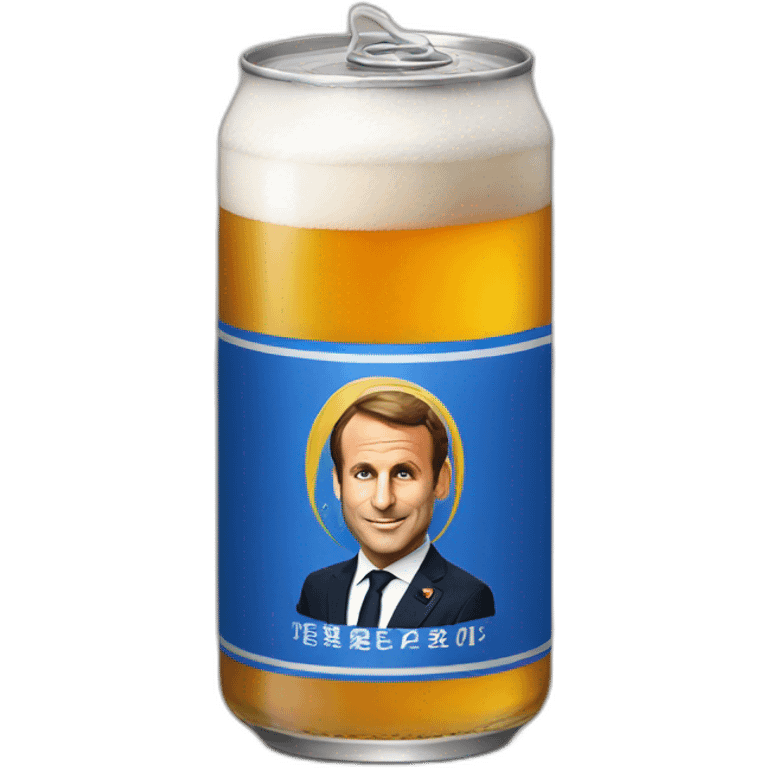 Macron beer emoji