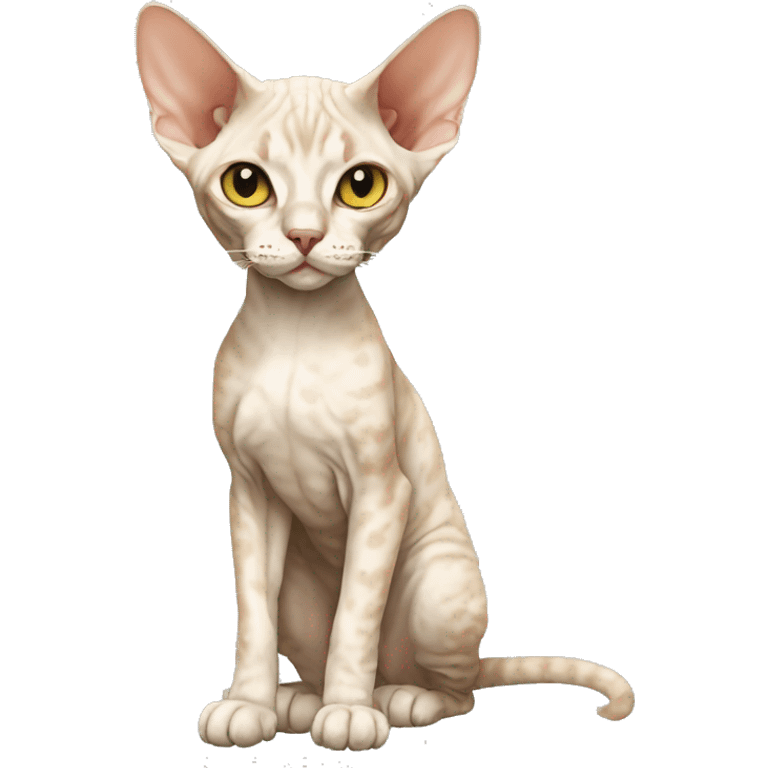 Devon Rex Full Body emoji