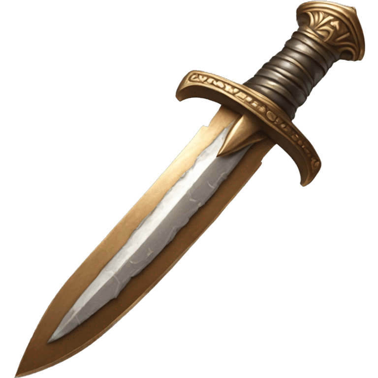 bronze dagger coated with ic emoji