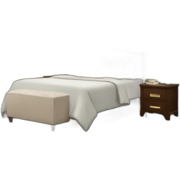 expensive bedroom emoji