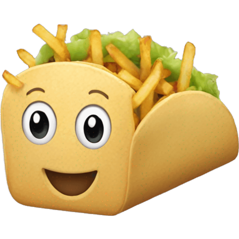 tacos frites emoji