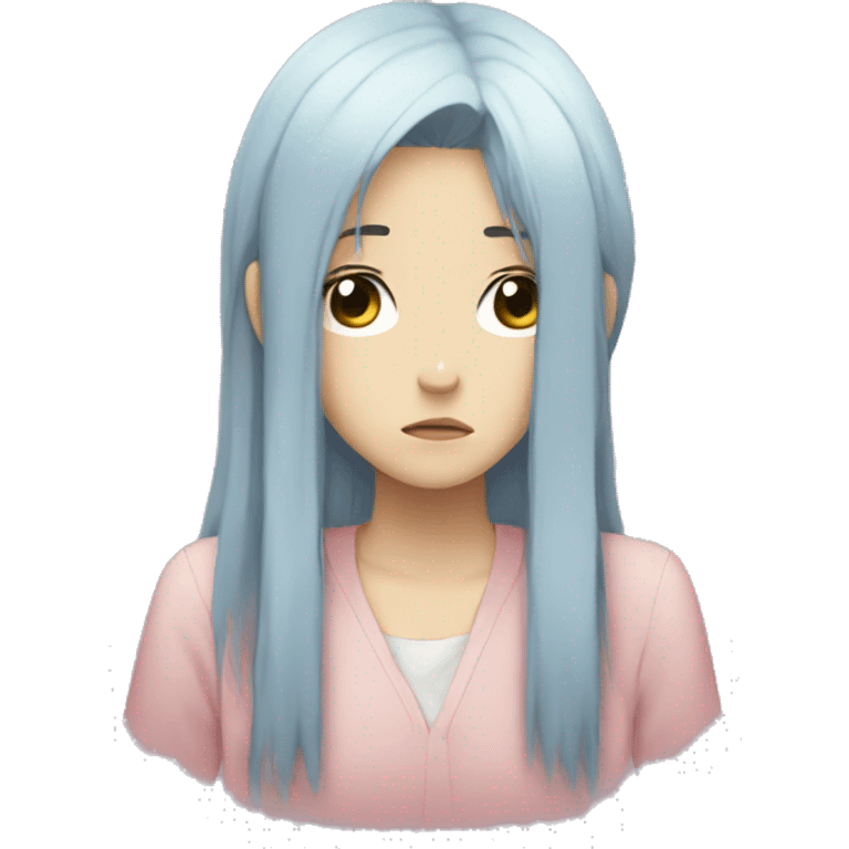 sad anime girl emoji