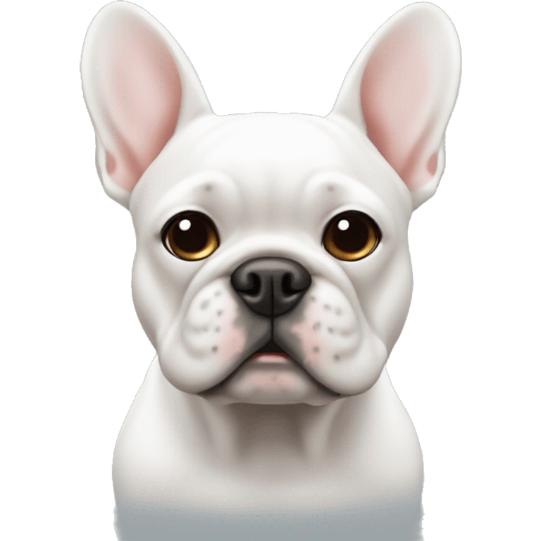 White Frenchie  emoji