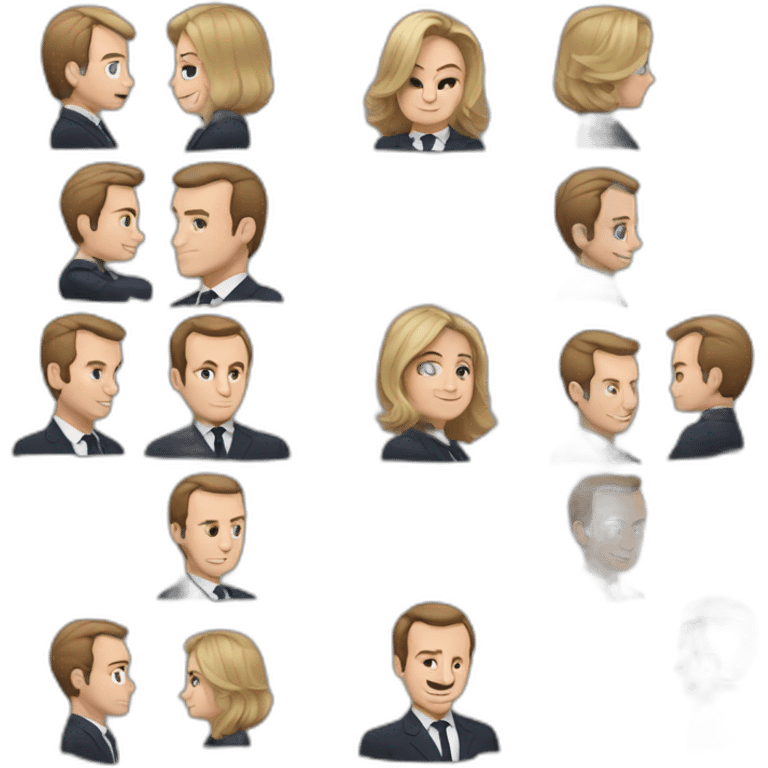 Macron sur Brigitte emoji