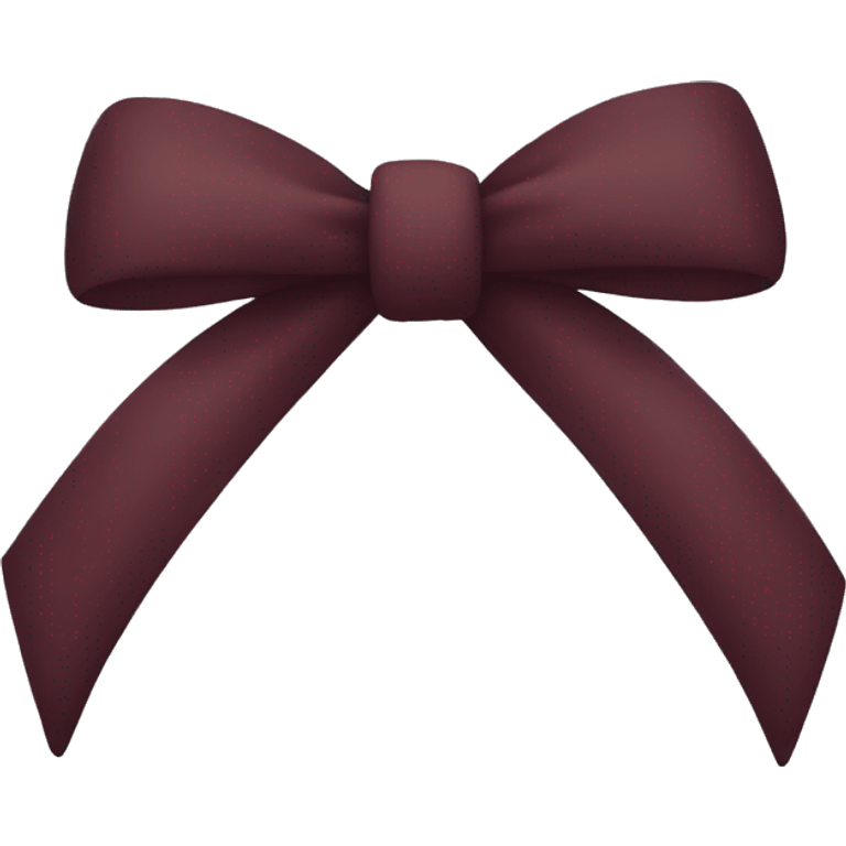 Maroon bow emoji