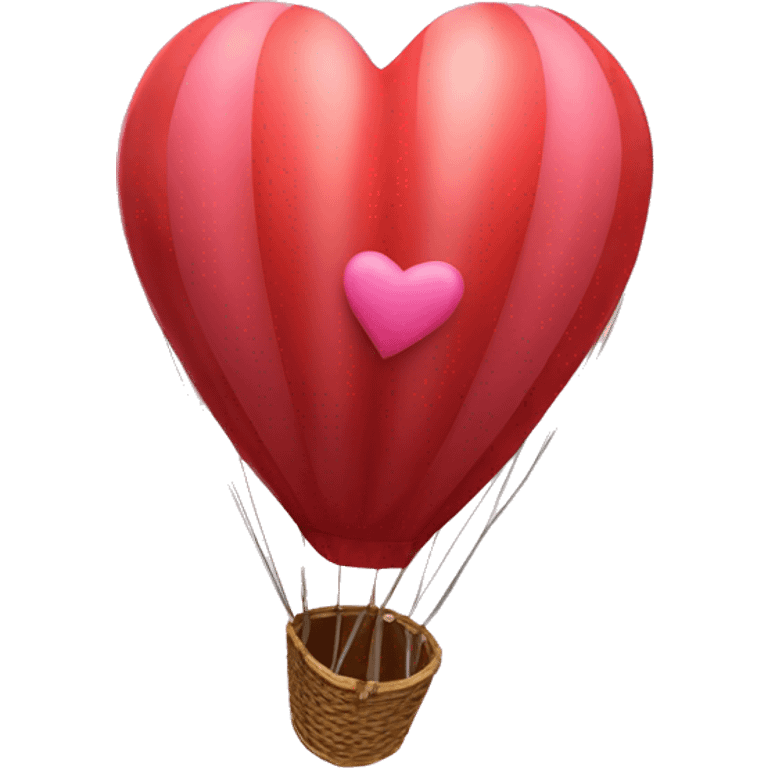 Valentine’s Day hot air balloon emoji