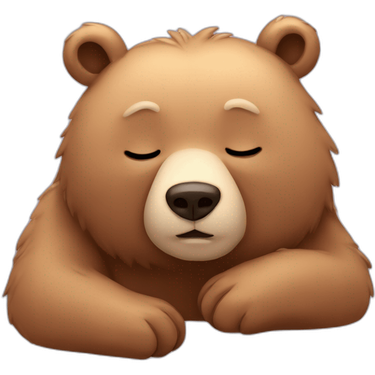 bear-sleep emoji