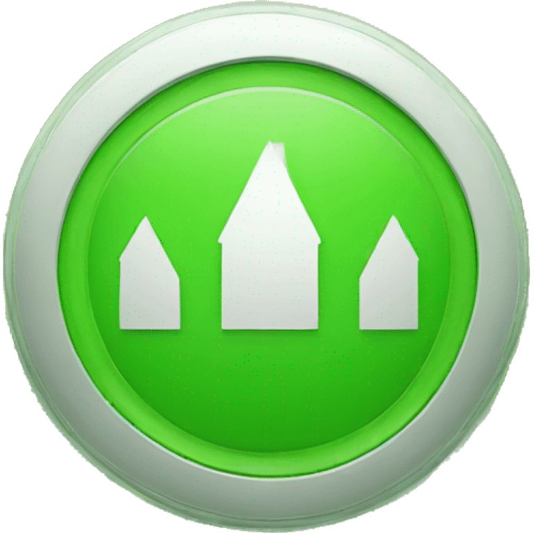 green badge emoji