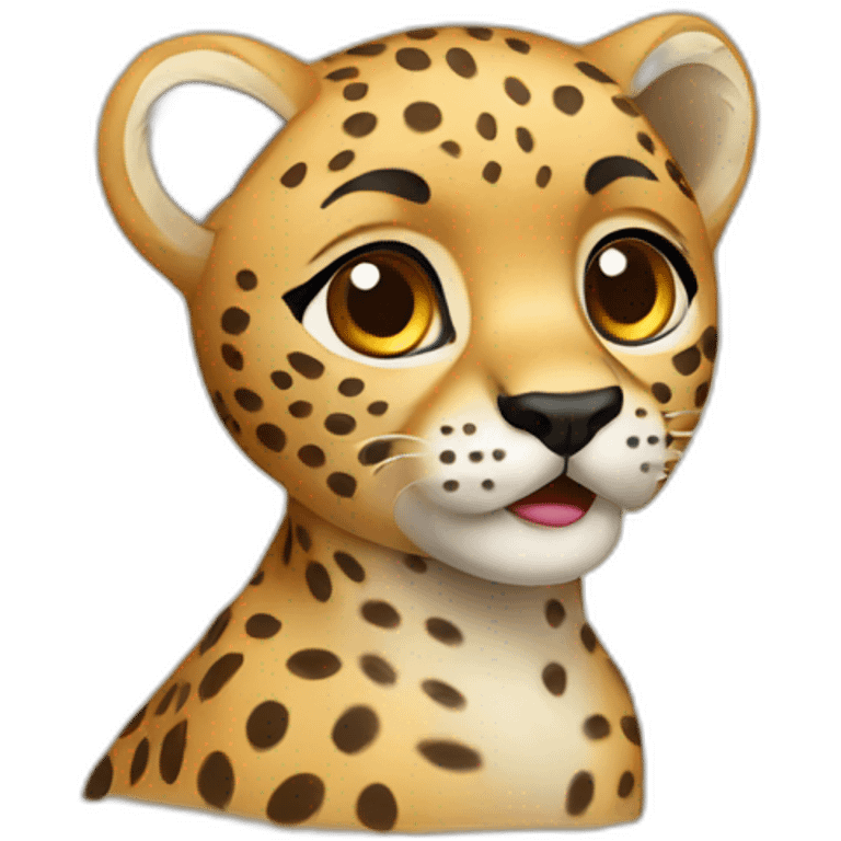 cute Cheetah emoji