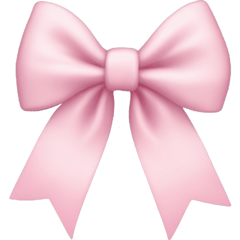 Light pink bow emoji