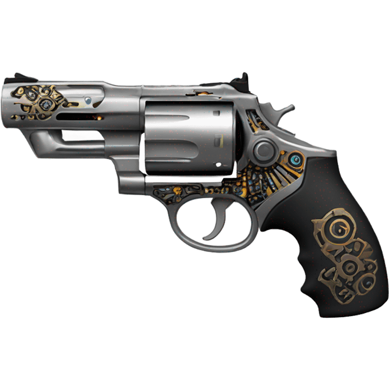 sci fi revolver emoji