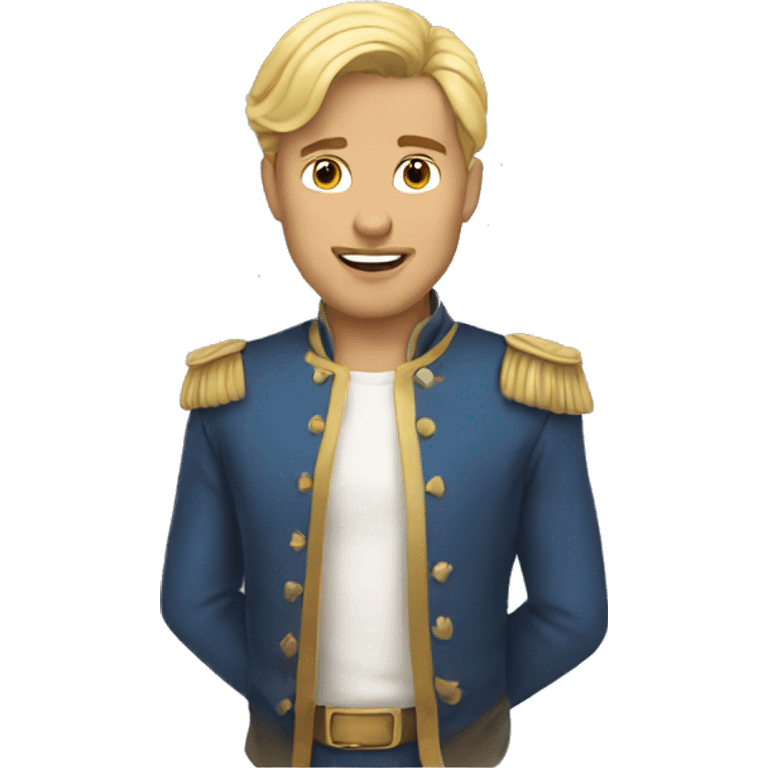 blonde man princess emoji