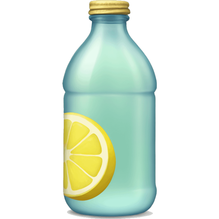 Bottle of lemonade emoji