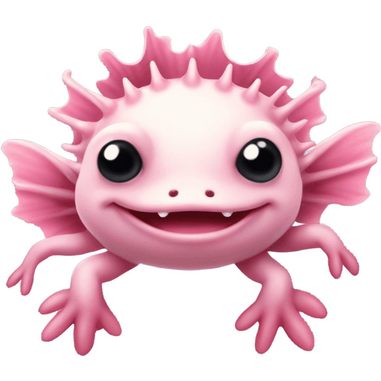 pink axolotl  emoji