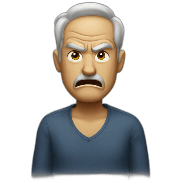 angry man emoji