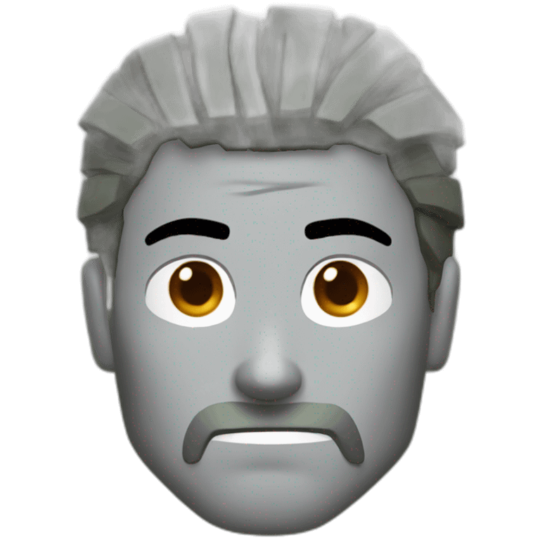 Cartoonish solid snake avatar emoji