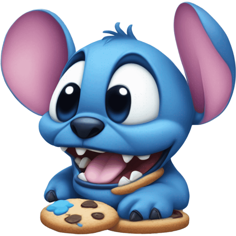 Stitch cookie emoji