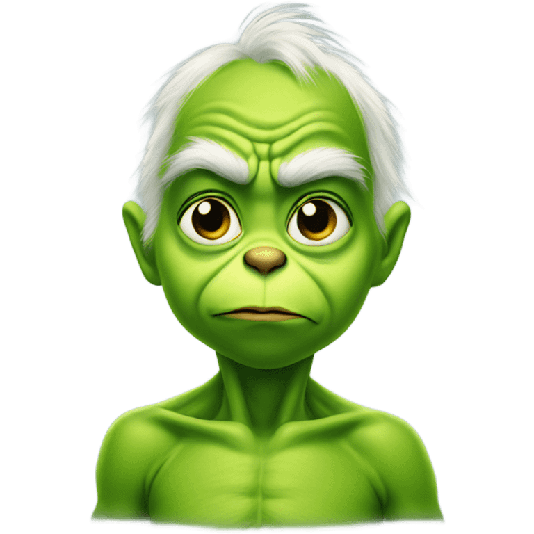 Grinch as a baby emoji