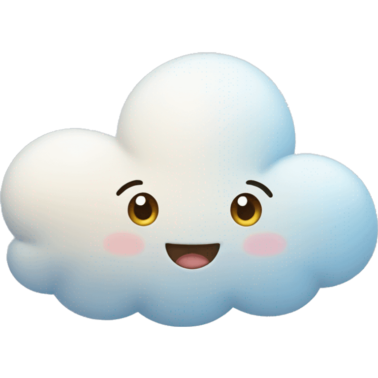 cute cloud emoji emoji