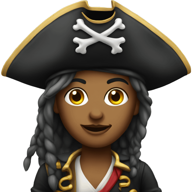 One eye woman pirate emoji