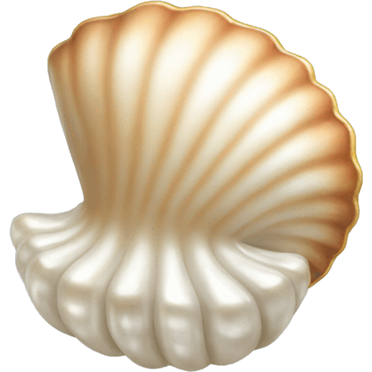 Shell pearl emoji