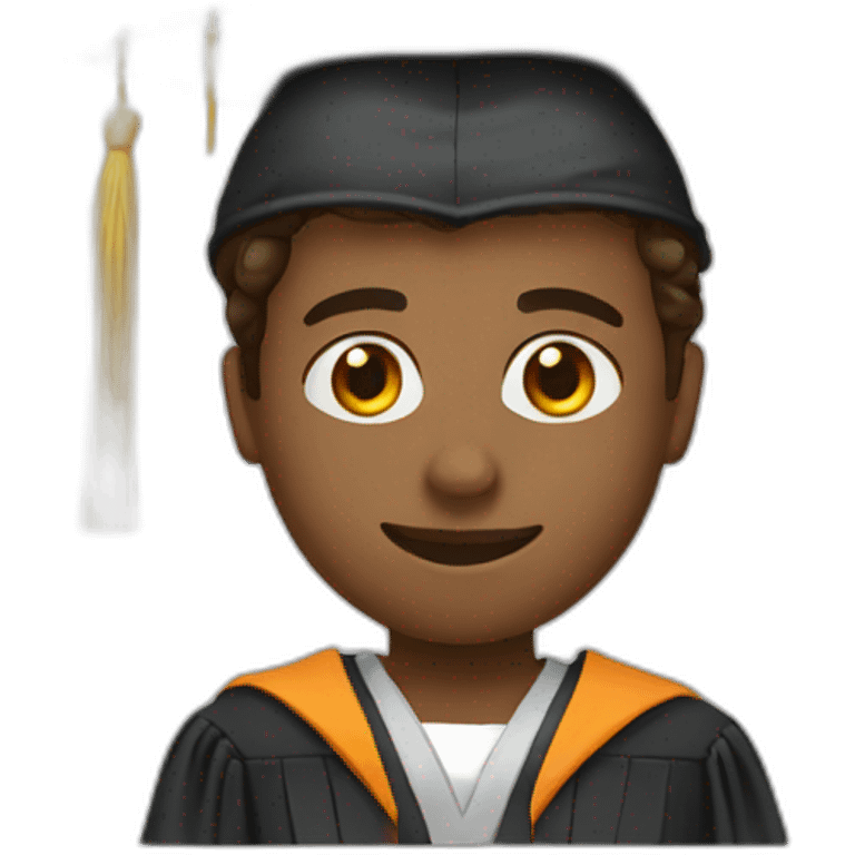 students graduate emoji