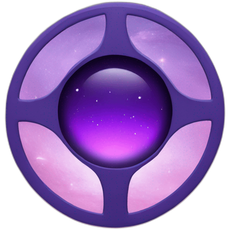 a purple portal to another galaxy emoji