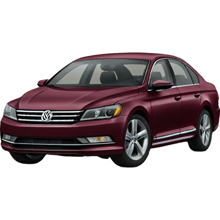 Maroon Passat emoji