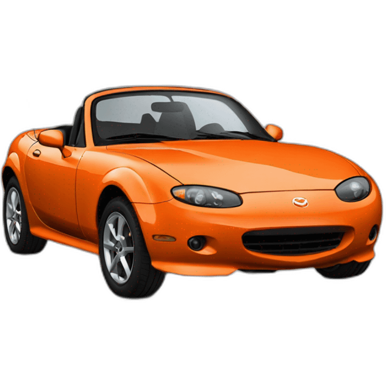 orange mazda miata nb2 emoji