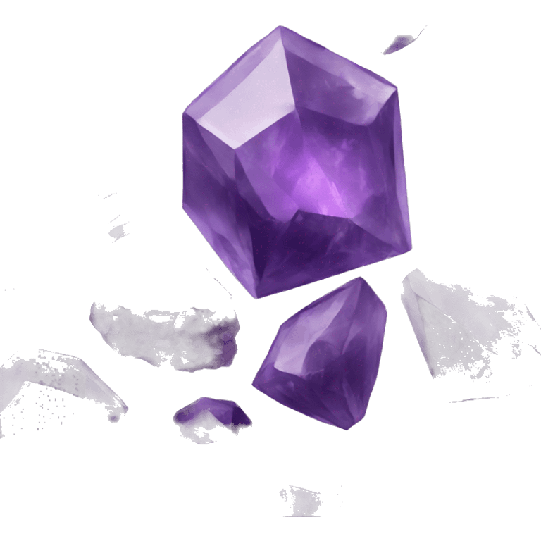 Amethyst cluster emoji