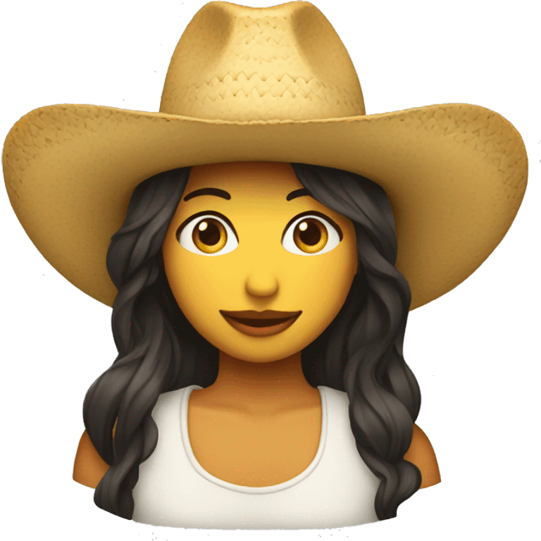 Enamorado con un sombrero  emoji