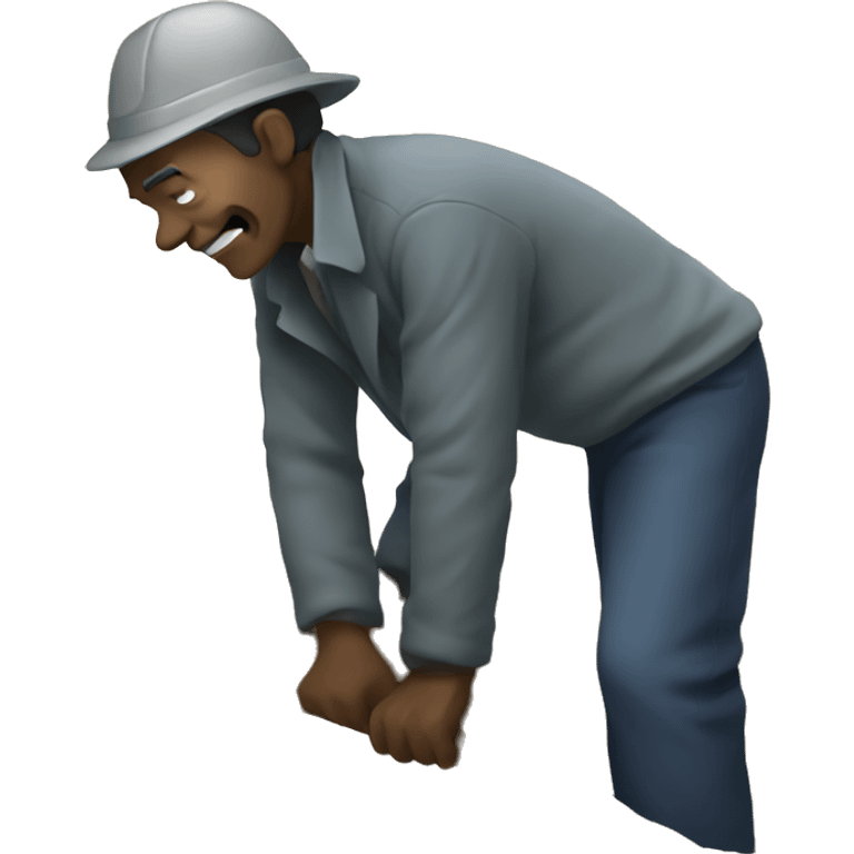 grave digging man wit grave emoji